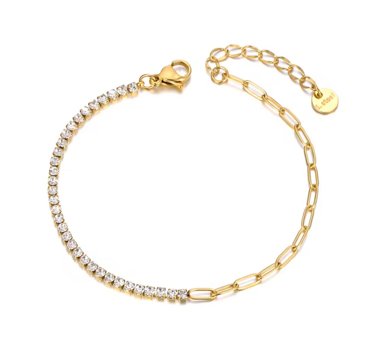 Ree Tennis Chain Bracelet
