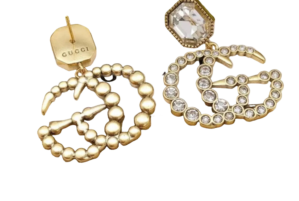 Gucci Crystal GG Earrings