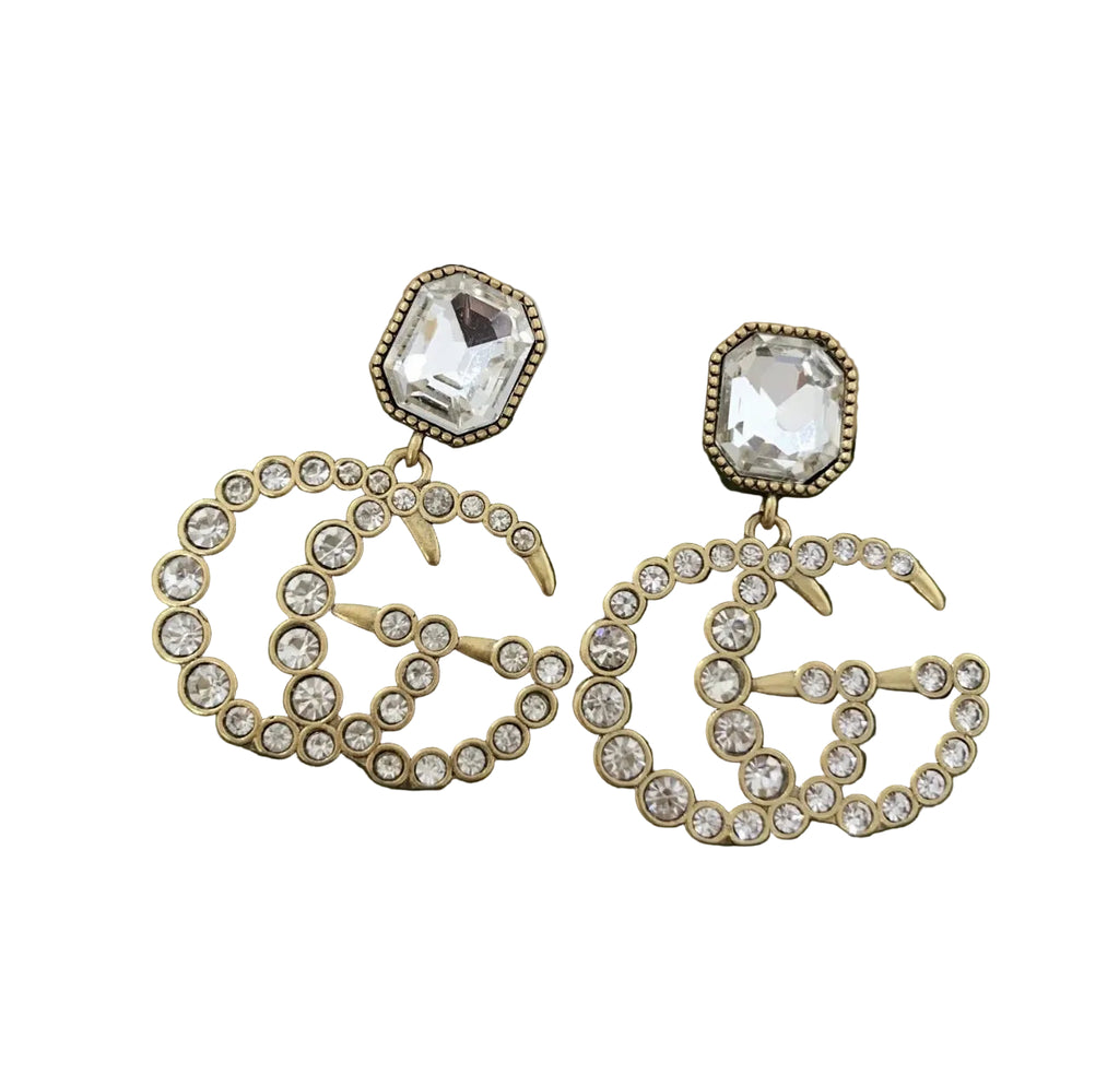 Gucci Crystal GG Earrings